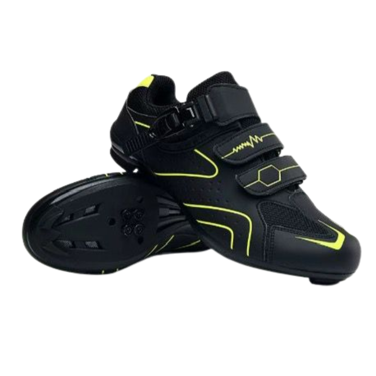 Buty rowerowe unisex z klamrą i sznurowadłami
