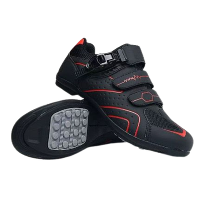 Buty rowerowe unisex z klamrą i sznurowadłami